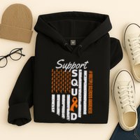 Support Squad Multiple Sclerosis Awareness Ms Awareness Hoodie