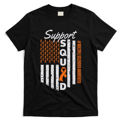 Support Squad Multiple Sclerosis Awareness Ms Awareness T-Shirt