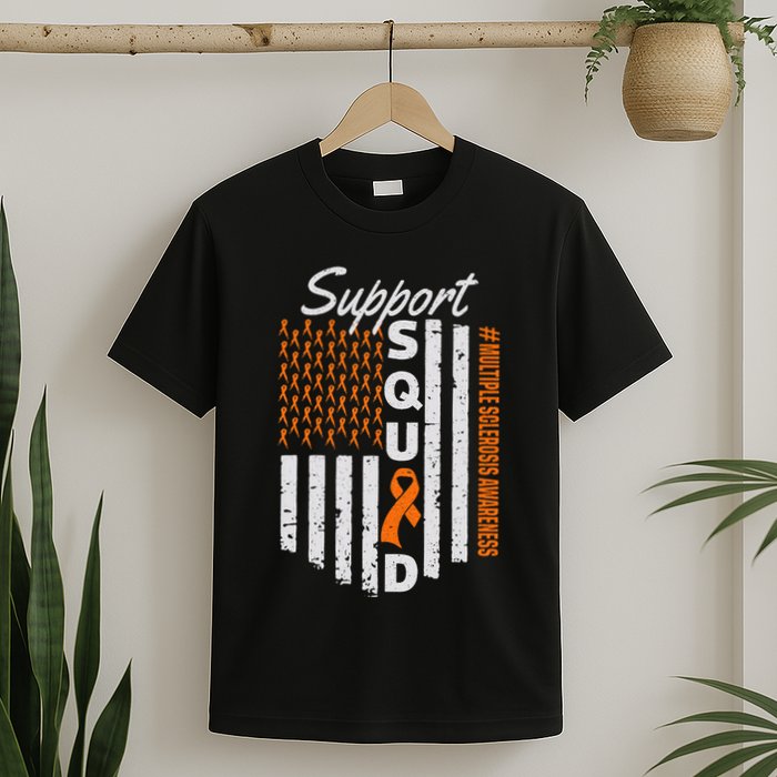 Support Squad Multiple Sclerosis Awareness Ms Awareness T-Shirt