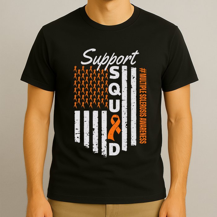 Support Squad Multiple Sclerosis Awareness Ms Awareness T-Shirt