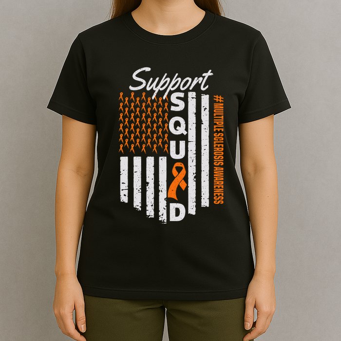 Support Squad Multiple Sclerosis Awareness Ms Awareness T-Shirt