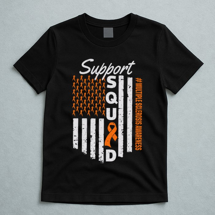 Support Squad Multiple Sclerosis Awareness Ms Awareness T-Shirt