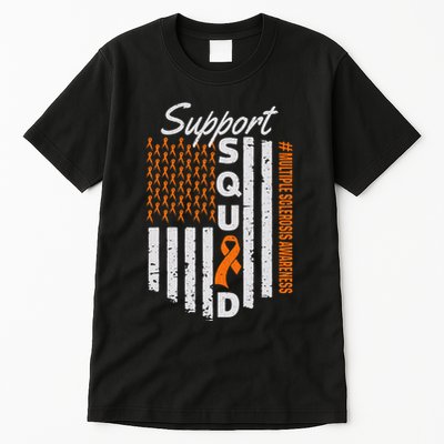 Support Squad Multiple Sclerosis Awareness Ms Awareness Tall T-Shirt