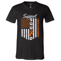 Support Squad Multiple Sclerosis Awareness Ms Awareness V-Neck T-Shirt