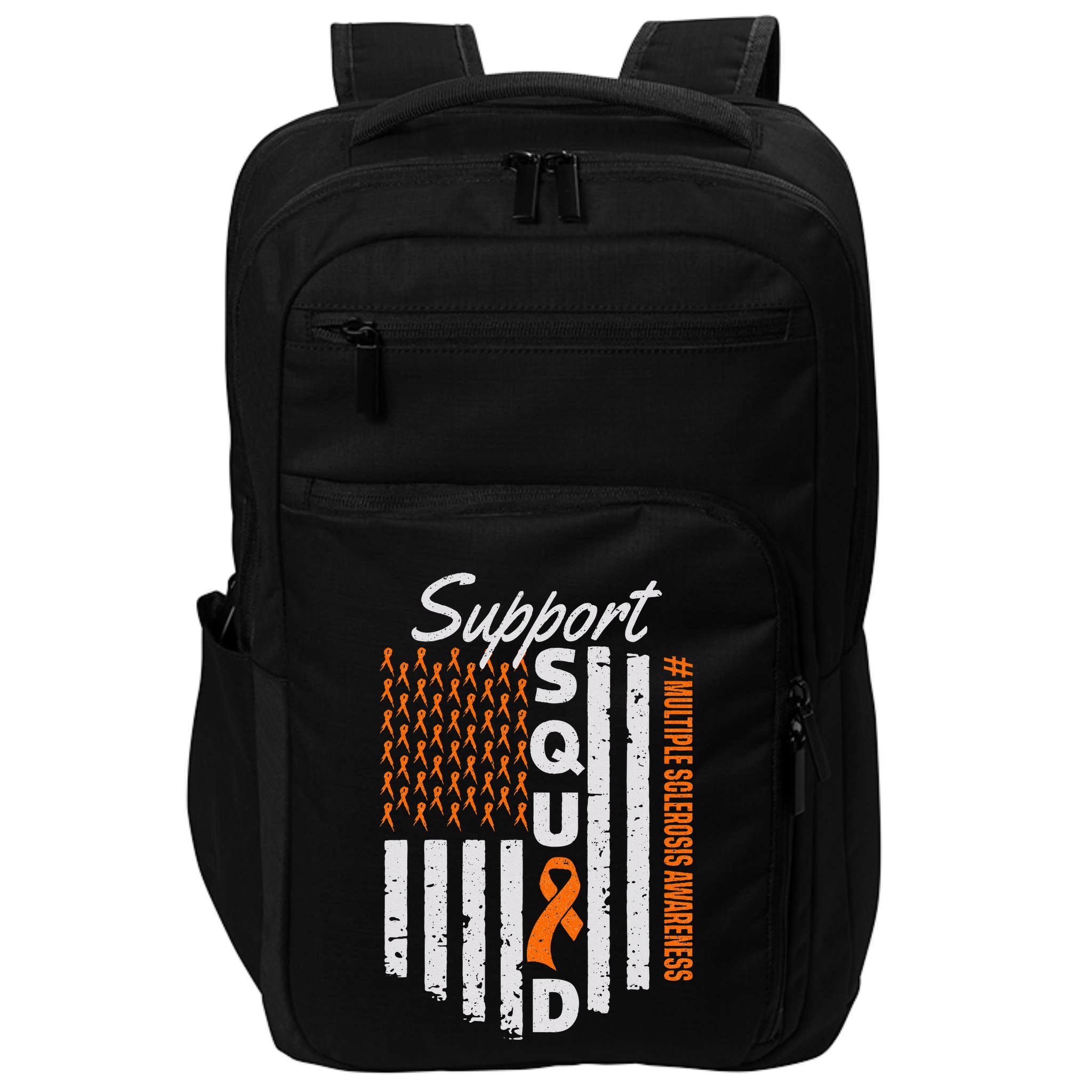 Support Squad Multiple Sclerosis Awareness Ms Awareness Impact Tech Backpack