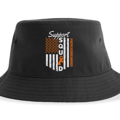 Support Squad Multiple Sclerosis Awareness Ms Awareness Sustainable Bucket Hat