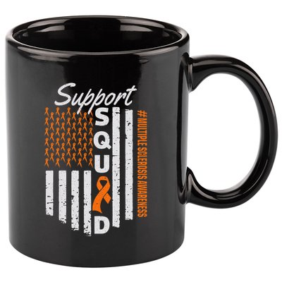 Support Squad Multiple Sclerosis Awareness Ms Awareness 11oz C Handle Ceramic Mug