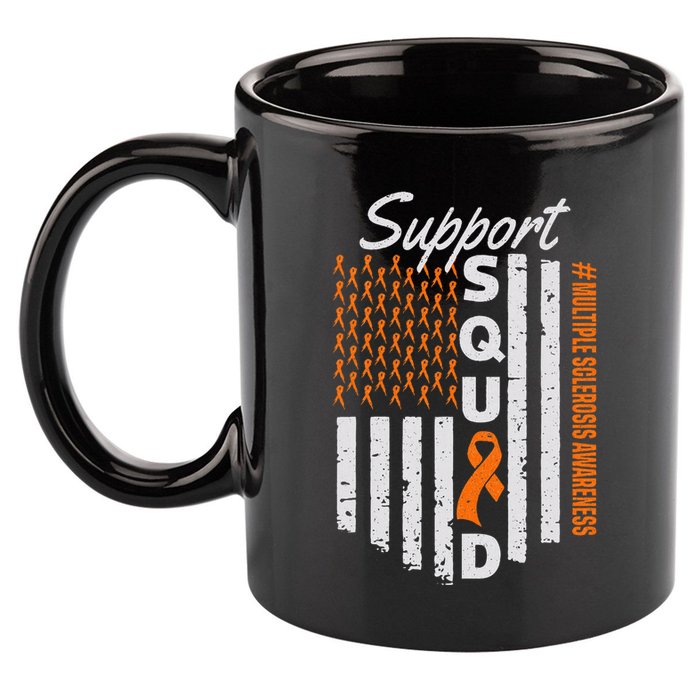 Support Squad Multiple Sclerosis Awareness Ms Awareness 11oz C Handle Ceramic Mug