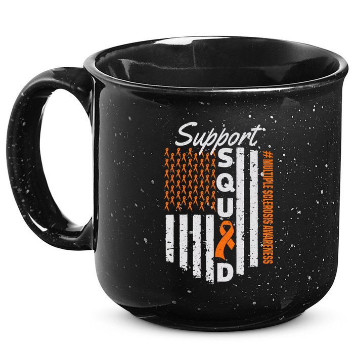 Support Squad Multiple Sclerosis Awareness Ms Awareness 15oz Campfire Ceramic Mug