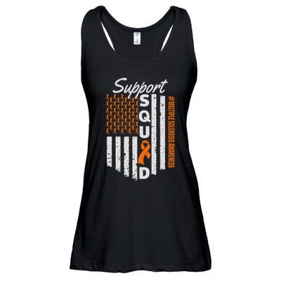 Support Squad Multiple Sclerosis Awareness Ms Awareness Ladies Essential Flowy Tank