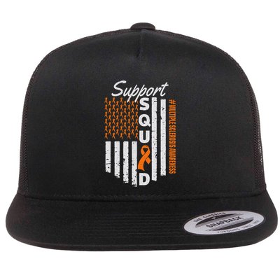 Support Squad Multiple Sclerosis Awareness Ms Awareness Flatbill Hat