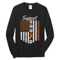 Support Squad Multiple Sclerosis Awareness Ms Awareness Tall Long Sleeve T-Shirt