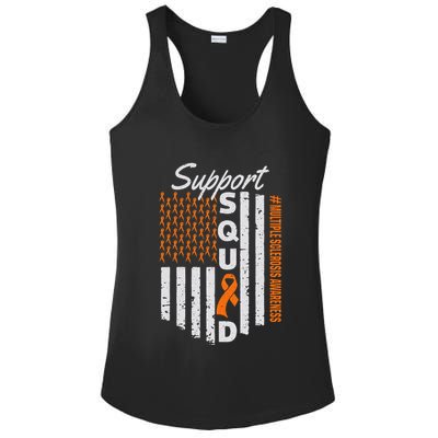Support Squad Multiple Sclerosis Awareness Ms Awareness Ladies PosiCharge Competitor Racerback Tank