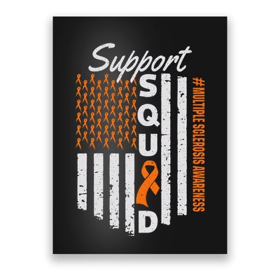 Support Squad Multiple Sclerosis Awareness Ms Awareness Poster