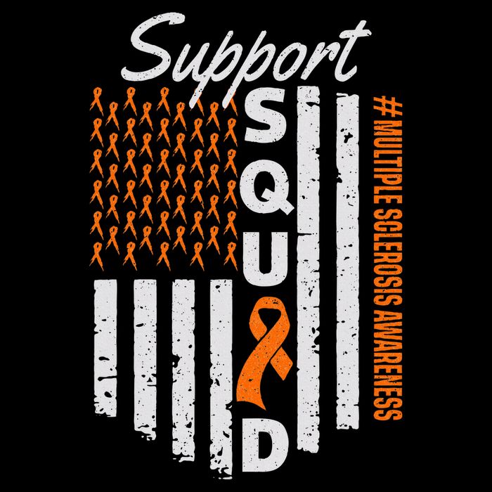 Support Squad Multiple Sclerosis Awareness Ms Awareness Poster
