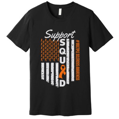 Support Squad Multiple Sclerosis Awareness Ms Awareness Premium T-Shirt