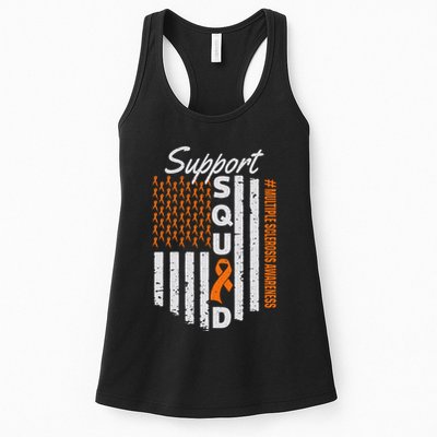Support Squad Multiple Sclerosis Awareness Ms Awareness Womens Tank Top