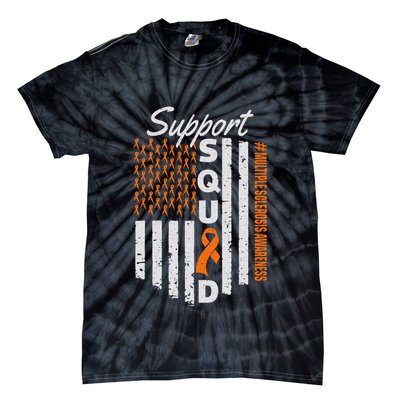 Support Squad Multiple Sclerosis Awareness Ms Awareness Tie-Dye T-Shirt