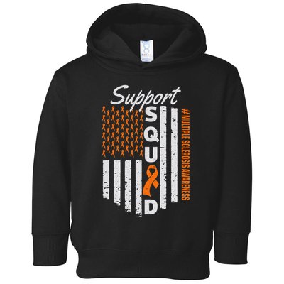 Support Squad Multiple Sclerosis Awareness Ms Awareness Toddler Hoodie