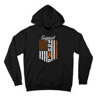 Support Squad Multiple Sclerosis Awareness Ms Awareness Tall Hoodie