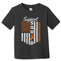 Support Squad Multiple Sclerosis Awareness Ms Awareness Toddler T-Shirt