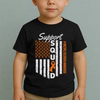 Support Squad Multiple Sclerosis Awareness Ms Awareness Toddler T-Shirt