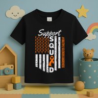 Support Squad Multiple Sclerosis Awareness Ms Awareness Toddler T-Shirt