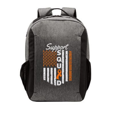 Support Squad Multiple Sclerosis Awareness Ms Awareness Vector Backpack