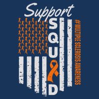 Support Squad Multiple Sclerosis Awareness Ms Awareness Infant Baby Jersey Bodysuit