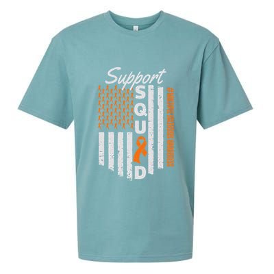 Support Squad Multiple Sclerosis Awareness Ms Awareness Sueded Cloud Jersey T-Shirt