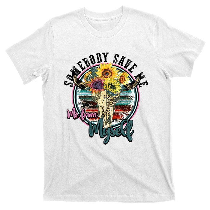 Somebody Save Me Country Music Retro Cowgirl T-Shirt