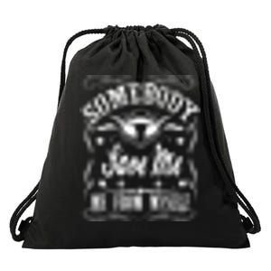 Somebody Save Me From Myself Country Music Front & Back Drawstring Bag