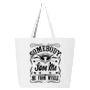 Somebody Save Me From Myself Country Music Front & Back 25L Jumbo Tote