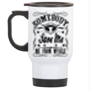 Somebody Save Me From Myself Country Music Front & Back Stainless Steel Travel Mug