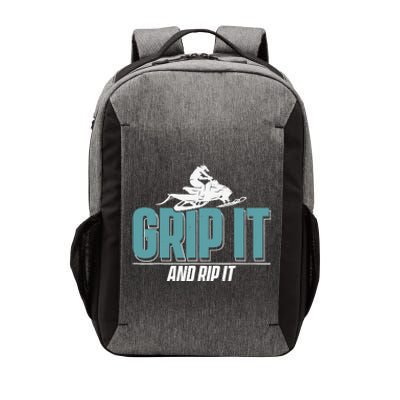 Snowmobiling Snow Machine Snowmobile - Grip It and Rip It Vector Backpack