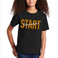 Start Somewhere Motivation Quote Kids T-Shirt