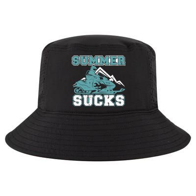 Snowmobiling Snow Machine Snowmobile - Summer Sucks Cool Comfort Performance Bucket Hat