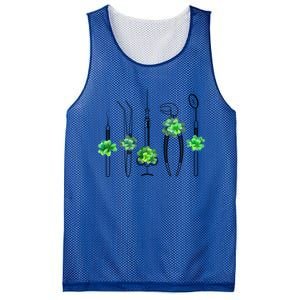 Sickle Scaler Mouth Mirror Tweezer Dentist St Patrick's Day Gift Mesh Reversible Basketball Jersey Tank