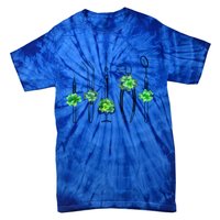 Sickle Scaler Mouth Mirror Tweezer Dentist St Patrick's Day Gift Tie-Dye T-Shirt