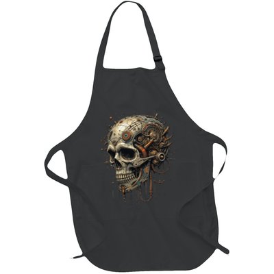 Steampunk Skull Mechanics Gear Victorian-era Sci-fi Vintage Apron