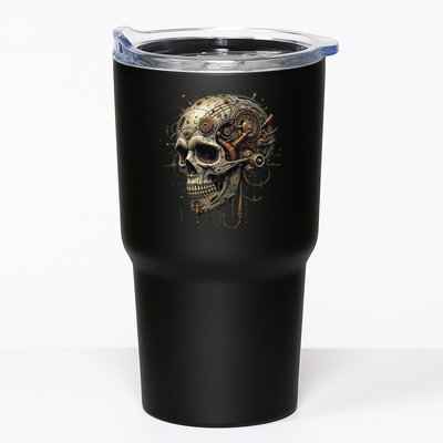 Steampunk Skull Mechanics Gear Victorian-era Sci-fi Vintage Tumbler