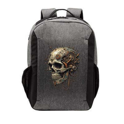 Steampunk Skull Mechanics Gear Victorian-era Sci-fi Vintage Vector Backpack