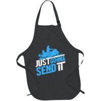 Snowmobiling Snow Machine Snowmobile - Just Gonna Send It Apron