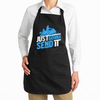 Snowmobiling Snow Machine Snowmobile - Just Gonna Send It Apron