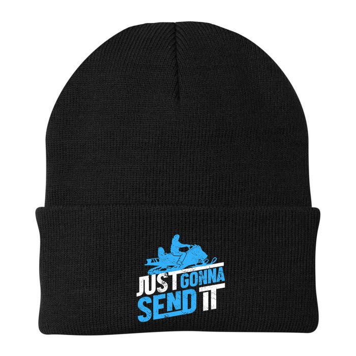 Snowmobiling Snow Machine Snowmobile - Just Gonna Send It Beanie