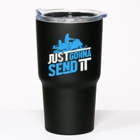 Snowmobiling Snow Machine Snowmobile - Just Gonna Send It Tumbler