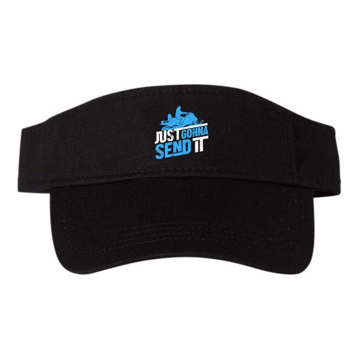 Snowmobiling Snow Machine Snowmobile - Just Gonna Send It Visor