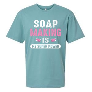 Super Soap Maker Soapmaker Soapmaking Soap Making Power Great Gift Sueded Cloud Jersey T-Shirt