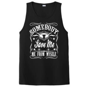 Somebody Save Me From Myself Country Music PosiCharge Competitor Tank