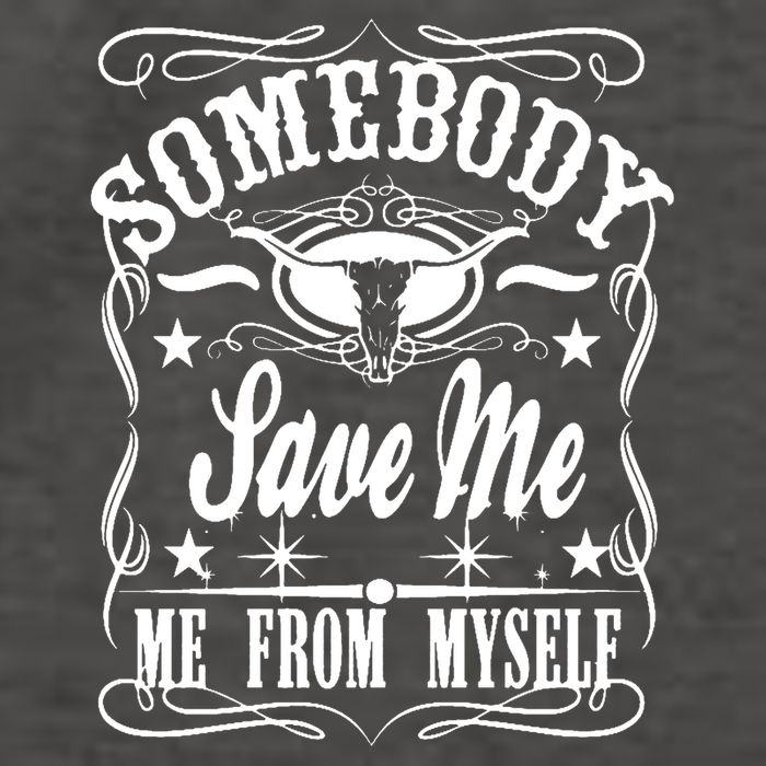 Somebody Save Me From Myself Country Music Vector Backpack
